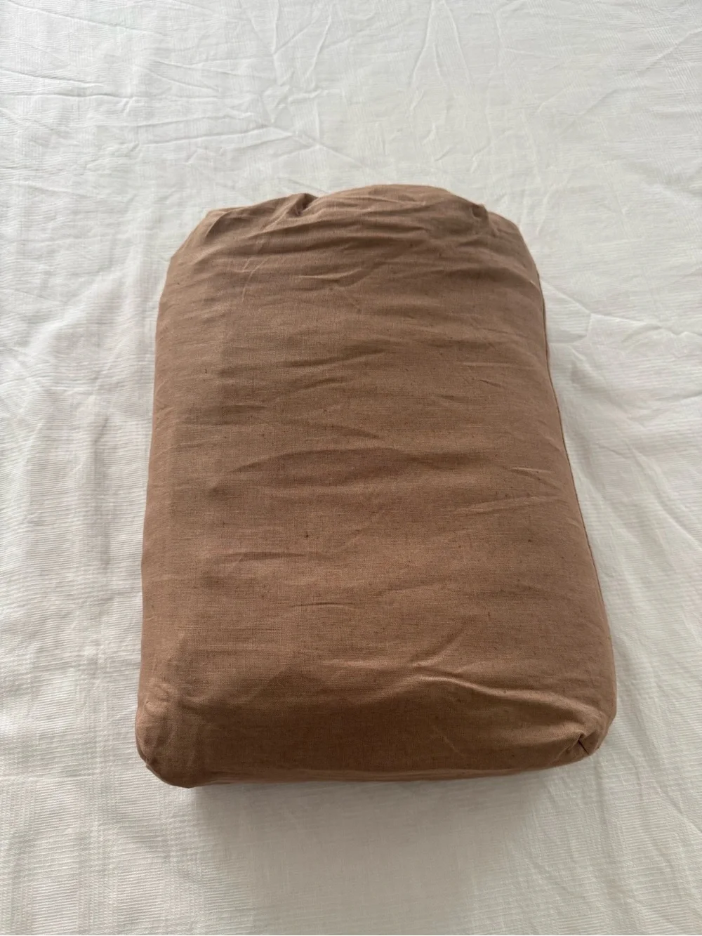 New Quince European Linen Duvet Cover Set King/CalKing - Latte MSRP $214